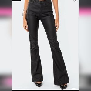Edikted Luna Faux Leather pants size medium